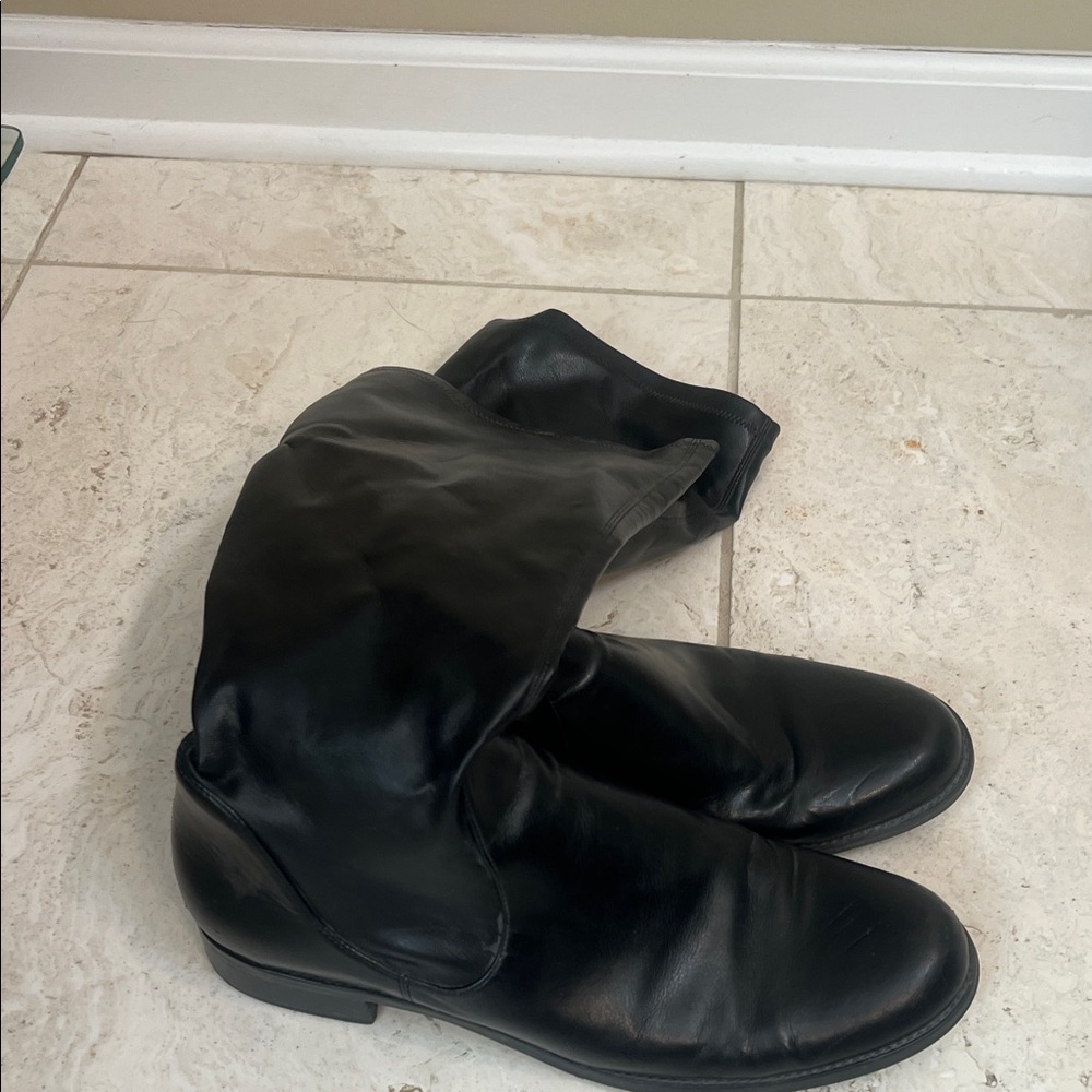 Franco Sarto Black Heeled Boots